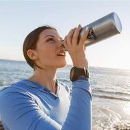 RicoRich Double Walled Vacuum Insulated Stainless Steel Sport Water Bottle,Outdoors Travel Thermoses Bottles,BPA... N2