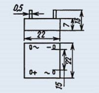 KC405A silicon diode 1A 600V USSR 20 pcs