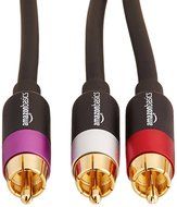 AmazonBasics 2-Male to 2-Male RCA Audio Cable - 15 Feet N20