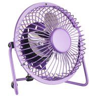 HOTGEE(TM) USB Mini Desk Cooler Fan Quietness Metal Computer Laptop PC Plug Charger Fans with Nail Dust Collector... N6