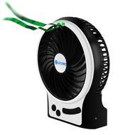 VersionTech Portable Fans Rechargeable Fans Mini USB Fans for Camping Car Office Desktop (3 Speeds, White) N10