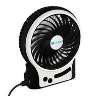 VersionTech Portable Fans Rechargeable Fans Mini USB Fans for Camping Car Office Desktop (3 Speeds, White) N11