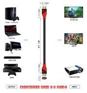 FARSTRIDER&reg; HDMI 2.0 Cable 33 Feet (10 Meters) Ultra High Speed, Support 1080P, 4k, 3D, CL3 Rated, Ethernet and... N17