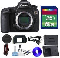 Canon 5DS DSLR Camera + 16 GB SDHC Memory Card + Camera Body Cap + 6 PC Cleaning Kit - International Version