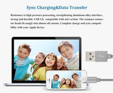 Kabel Leader Charger for iPhone, Strengthened Lightning to USB Cable Extra Long Charge Sync Data Cable Cord Wire... N33