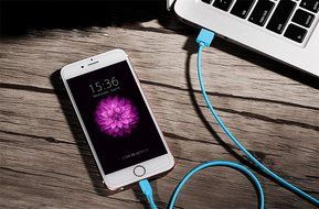 Kabel Leader Charger for iPhone, Strengthened Lightning to USB Cable Extra Long Charge Sync Data Cable Cord Wire... N36