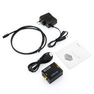 Swees Digital Coax and Optical Toslink to Analog RCA Audio Converter Adapter RCA L/R output with Optical Toslink... N8