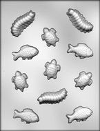 CK Products Fish, Turtles, and Centipedes Chocolate Mold