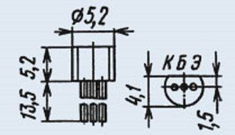 Transistors silicon KT352B analogue BC355 USSR 20 pcs