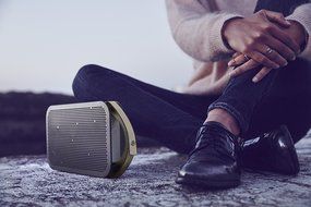 B&amp;O PLAY by Bang &amp; Olufsen Beoplay A2 Active Portable Bluetooth Speaker, Stone Grey N6