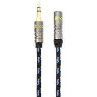 Audio AUX Extension Cable, iKross 6 Feet Braided Sleeve jacket 3.5mm Male To 3.5mm Female Extension Stereo Audio... N11