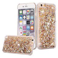 iPhone 6 Plus / 6S Plus Case,PHEZEN Christmas Tree Santa Claus Design Cool Quicksand Moving Stars Bling Glitter... N22