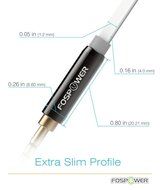 FosPower [4ft] 3.5mm Male to 3.5mm Male [AUX] Stereo Audio Cable - 24K Gold Plated Flat Tangle-Free Auxiliary... N13