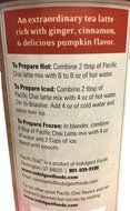 2 New Flavors Bundle- Pumpkin Spice, and Salted Caramel Chai Latte - Pacific Chai, 2 - 10 ounce Canisters Set N6