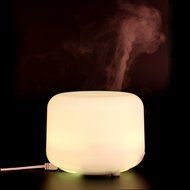 BZONE 250ML Ultrasonic Air Humidifier Diffuser Color Changing LED Lights Cool Mist Humidifier Aroma Essential... N5