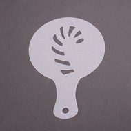 3.35&quot; Coffee Barista Cookies Cappuccino Art Stencils, 8Pcs (Christmas)