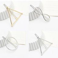 Yaheeda 4pcs Women Hair Clip Clamps Accessories,Barrette Gold Silver Metal Hair Clip Headband N18