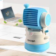 USB Water Fan, Portable Watering Misting Fan, Desktop Fan with Powerful Cooling Air, Mini Personal Fan for Table... N4