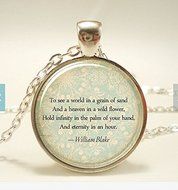 Custom Quote Necklace, Personalized Jewelry For Poem, Song Lyrics, Or Text