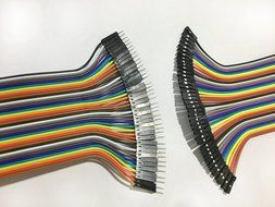 Haitronic 120pcs 20cm length Jumper Wires/dupont cable Multicolored(10 color) 40pin M to F, 40pin M to M, 40pin... N5