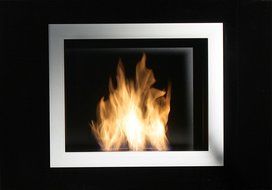 Ventless Ethanol Fireplace, Wall Mounted, Hanging or Recessed N3