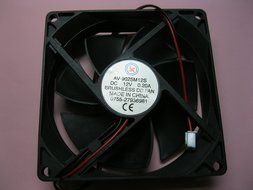 2 pcs Brushless DC Cooling Fan 12V 9025S 7 Blades 2 wire 92x92x25mm Sleeve-bearing Skywalking