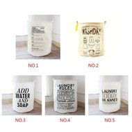 MuLuo Large Waterproof Cloth Folding Clothes Laundry Basket Toy Storage Basket Drain Laundry Basket with A Lid... N10