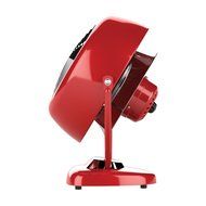 Vornado VFAN Vintage Whole Room Air Circulator, Red, Portable Classic (Complete Set) w/ Bonus: Premium Microfiber... N3