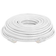 Cmple - RJ45 CAT5 CAT5E ETHERNET LAN NETWORK CABLE -75 FT White N55