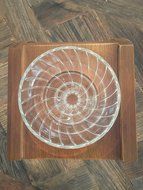 Bamboo Pour Over Coffee Stand for Use with V60 Glass Dripper (Double) N2
