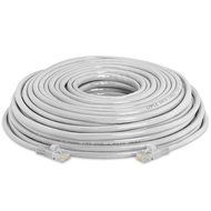 Cmple - RJ45 CAT5 CAT5E ETHERNET LAN NETWORK CABLE -75 FT White N59
