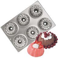 Wilton Mini Fluted Bundt Muffin Cupcake Shortcake Cake Pan Mold ~ 6 Cavity