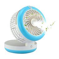 Geelyda Table Fan Portable Mini Misting Fan Humidifier USB Fan Cooling Mist Fan Rechargeable Humidifier Personal... N3