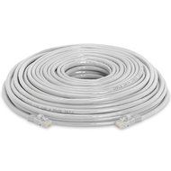 Cmple - RJ45 CAT5 CAT5E ETHERNET LAN NETWORK CABLE -75 FT White N71