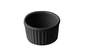 Bon Chef 9038 Aluminum Fluted Ramekin, 5 oz Capacity, 3-1/2" Diameter, Sandstone White (Pack of 24)