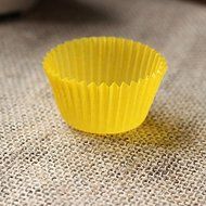 BST Cake Pan Pure Yellow Baking Cake Cup,1500Pcs/set