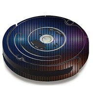 Skin Decal Vinyl Wrap For IRobot Roomba 650 655 Vacuum / Disco Halftone