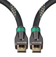 FARSTRIDER HDMI Cable 2.0 Ultra High Speed 3 Feet (1 Meters), Supports Ethernet, 3D, 2160P, 4k, 24AWG, CL3, 25K... N10