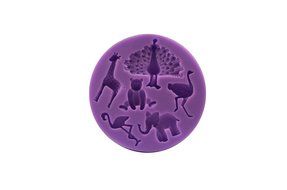 Flair Silicon Animals 3D Fonding Garnish Mould For Cake Decoration