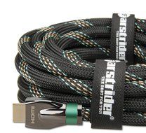 FARSTRIDER HDMI Cable 2.0 Ultra High Speed 3 Feet (1 Meters), Supports Ethernet, 3D, 2160P, 4k, 24AWG, CL3, 25K... N11