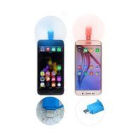 MLMSY Mini Fan, for IOS and Android Mobile(support OTG) with 2 Ports (black-I) N7
