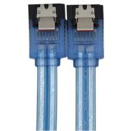 CableDeconn 2PCS/Set SATA III Straight/90-Degree Angled cable 6.0 Gbps with Locking Latch 50cm High Speed N3