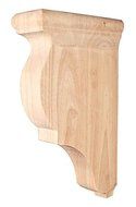 Traditional Smooth Wood Bar Bracket Corbel (Maple) by duBois