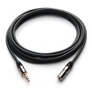 PlugLug - 4FT 3.5mm Male to Female Premium Auxiliary Audio Cable for Headphones, iPods, iPhones, iPads, Home /... N30