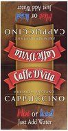 Caffe D'Vita Sugar Free French Vanilla Cappuccino, 7.5-Gram Envelopes (Pack of 24) N5
