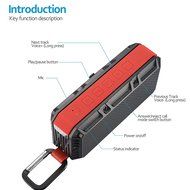 SENWOW Bluetooth 4.0 Portable Wireless Speaker, 10W Output Power With Enhanced Bass, IPX6 Waterproof, Build In... N3