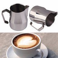 Lautechco Stainless Steel Coffee Shop Espresso Milk Latte Art Frothing Jug Tamper Coffee Cup (350ml)