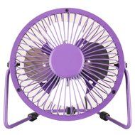 HOTGEE(TM) USB Mini Desk Cooler Fan Quietness Metal Computer Laptop PC Plug Charger Fans with Nail Dust Collector... N14