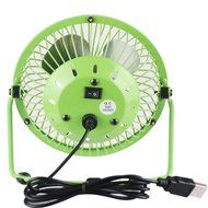HOTGEE(TM) USB Mini Desk Cooler Fan Quietness Metal Computer Laptop PC Plug Charger Fans with Nail Dust Collector... N16