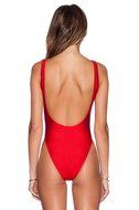 HOT Sale!Canserin Women Sexy Backless "BAE WATCH" Bodysuit Beachwear(with 2 Chest pads) N24